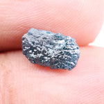 2.26 Ct conflict-free earth-mined blue rough diamond, natural loose irregular shape uncut fancy diamond for jewelry making.