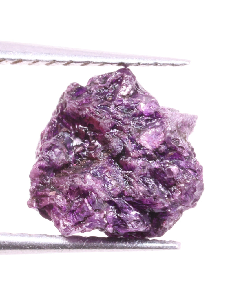 Purple diamond on a white background