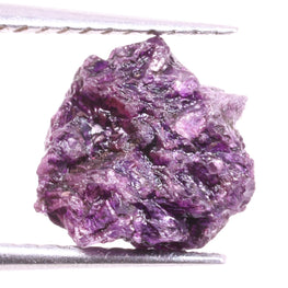 Purple diamond on a white background