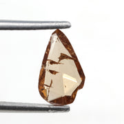 brown color stunning 0.77 carat lab grown diamond