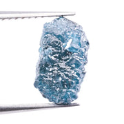 2.26 Ct blue rough diamond natural loose irregular shape uncut fancy diamond for jewelry making.