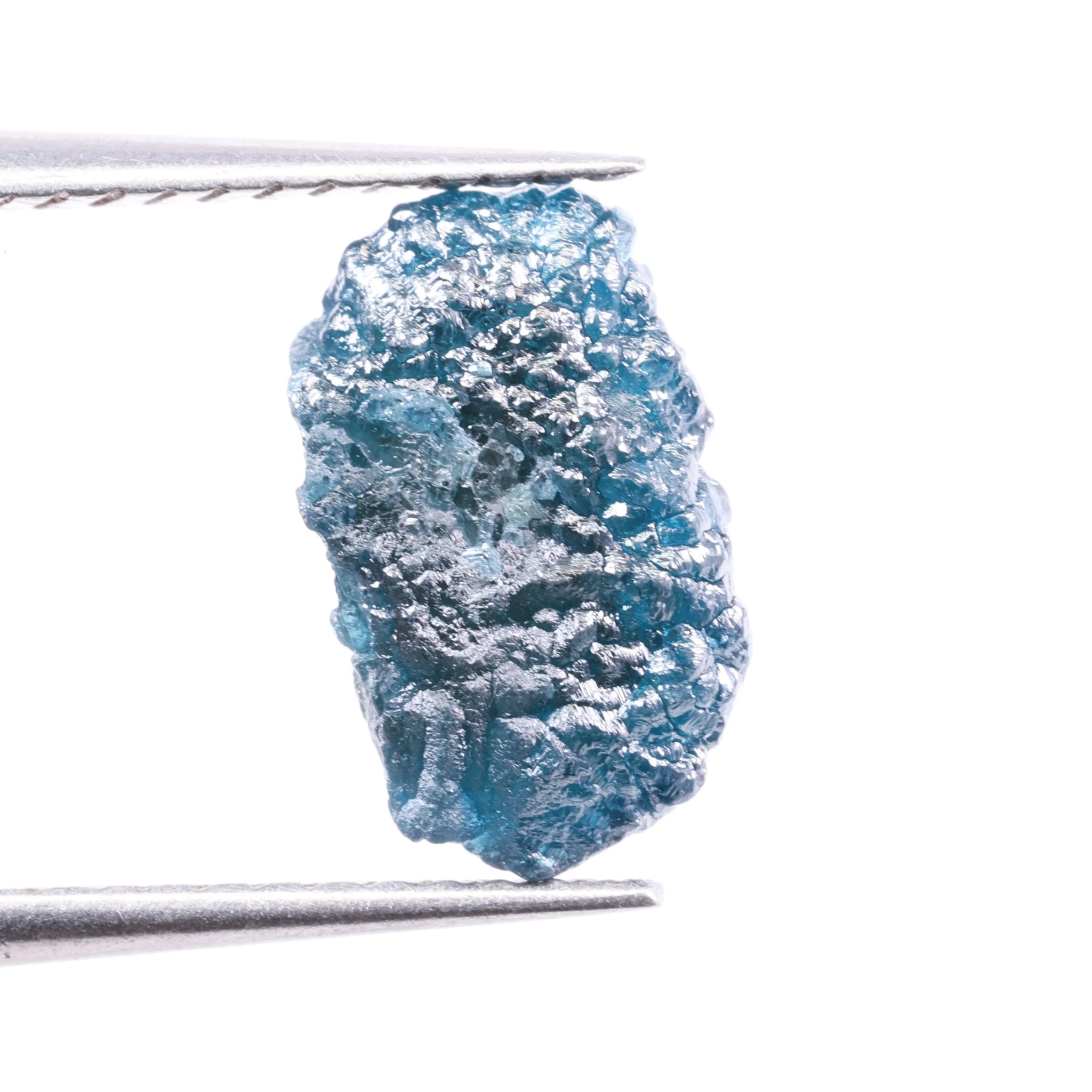 3.67Ct Natural Loose Rough Diamond, Blue Rough Uncut Diamond, Raw Diamond For Wedding Jewelry, Gifts For Women
