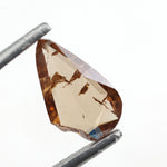 brown color stunning 0.77 carat lab grown diamond
