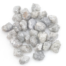 grey white diamond with a natural uneven surface for handmade jewelry creations