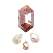 Premium natural mix lot mix colour natural diamonds for custom jewelry designs