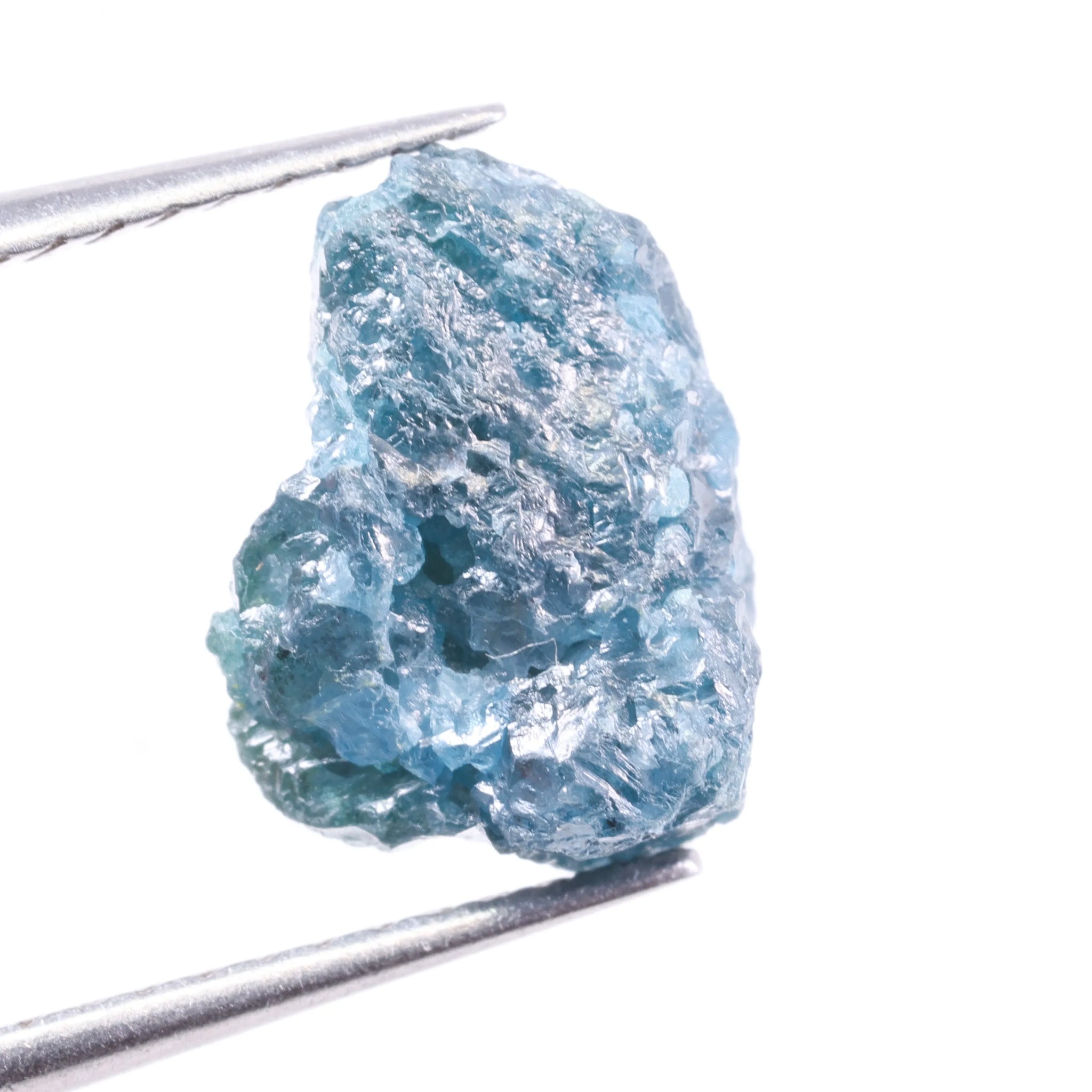 2.01Ct Raw Blue Diamond, Natural Rough Uncut Gemstone, Earth-Mined Unique Stone for Custom Jewelry or Women's Gift, Conflict Free Diamond