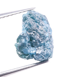 2.01Ct Raw Blue Diamond, Natural Rough Uncut Gemstone, Earth-Mined Unique Stone for Custom Jewelry or Women's Gift, Conflict Free Diamond