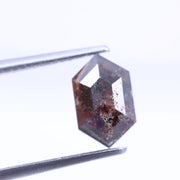 2.07 Ct natural hexagon diamond fancy color, loose pear diamond, loose pink diamonds, loose raw diamonds, loose rough diamonds, what is a natural diamond ring.