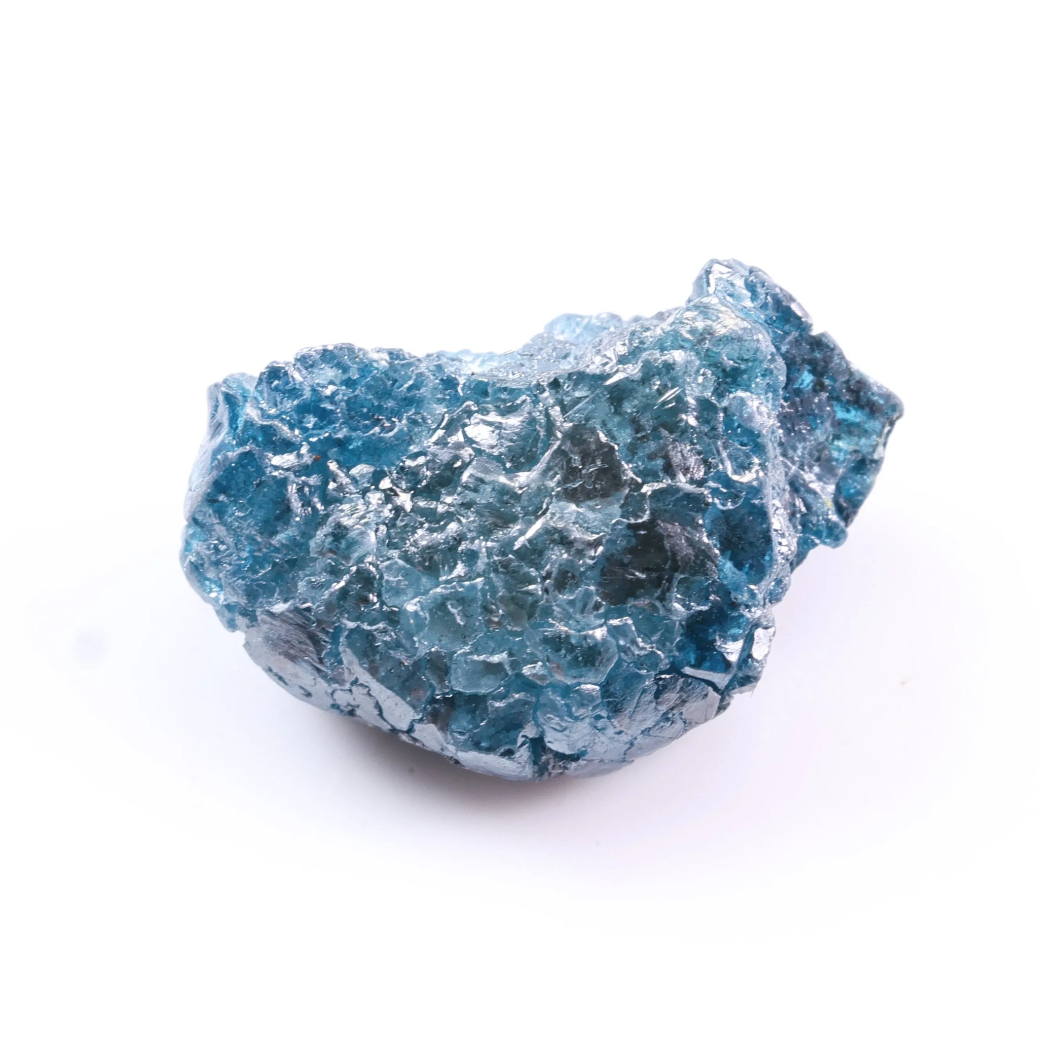 3.22Ct Natural Uncut Rough Diamond, Blue Earth-Mined Raw Loose Diamond, Unique Stone for Engagement Ring, Conflict Free