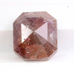 1.30 carat natural loose asscher cut brown diamond fancy color stone for custom engagement ring