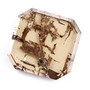 2.05 Ct brown Square cut diamond loose stone with geometric facets and warm brown sparkle.