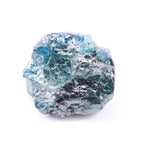 2.47 Ct uncut natural blue rough diamond, loose irregular shape conflict-free earth-mined diamond for custom jewelry making.