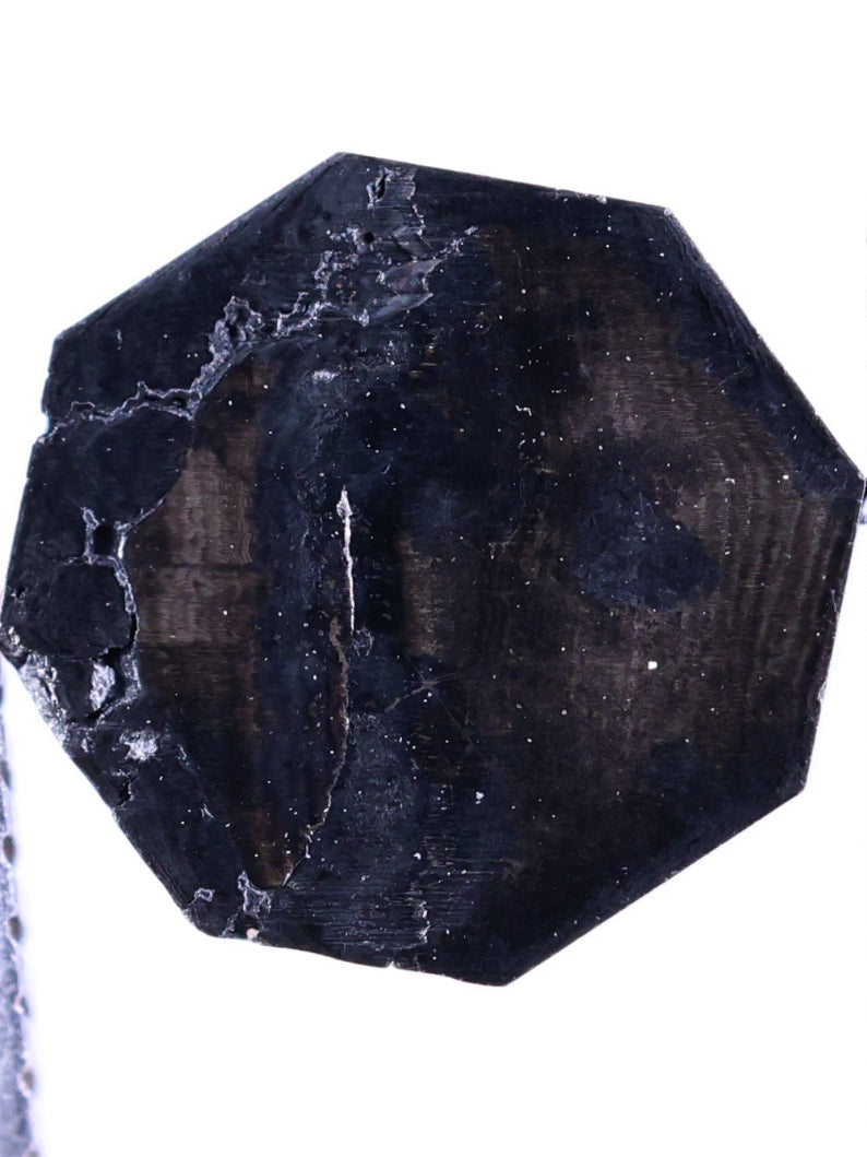 0.73 Carat Loose Black Octagon Cut Lab Grown Diamond