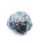 2.47 Ct uncut natural blue rough diamond, loose irregular shape conflict-free earth-mined diamond for custom jewelry making.