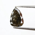 0.86 ct natural pear shape brown diamond loose gemstone for custom ring design elegant fine jewelry stone