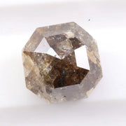 1.50 carat natural loose asscher cut brown diamond fancy color stone for custom engagement ring