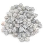 light grey natural diamond with a rough unpolished surface for custom jewelry creation
