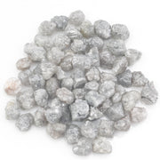 light grey natural diamond with a rough unpolished surface for custom jewelry creation