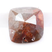 0.99 carat natural loose cushion cut red brown diamond fancy color stone for custom ring making
