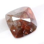 0.99 carat natural loose cushion cut red brown diamond fancy color stone for custom ring making