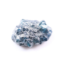 2.18Ct Natural Rough Dimaond, Blue Uncut Raw Stone, Loose Earth Mine Gem For Wedding Jewelry, African Mine Conflict Free Diamond
