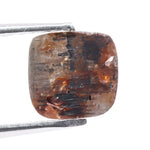 0.99 carat natural loose cushion cut red brown diamond fancy color stone for custom ring making