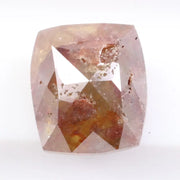 1.04 Ct Natural Red Orange Cushion Cut Diamond Loose Stone with Vibrant Fancy Color for Designer Jewelry