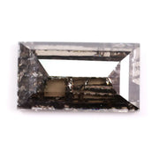 2.99 Ct Baguette Cut Brown Lab Grown Diamond Fancy Color Loose Stone with Elegant Step Facets for Custom Ring Jewelry