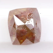 1.04 Ct Natural Red Orange Cushion Cut Diamond Loose Stone with Vibrant Fancy Color for Designer Jewelry