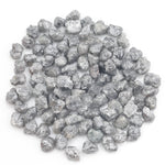 fancy grey natural diamond with an uncut rough texture for jewelry design