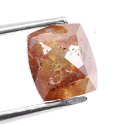 1.04 Ct Natural Red Orange Cushion Cut Diamond Loose Stone with Vibrant Fancy Color for Designer Jewelry