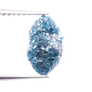 2.20Ct Natural Blue Rough Diamond Uncut Raw Loose Diamond, I3 Clarity Earth Mine Diamond For Wedding Promise Ring
