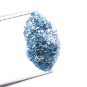 2.10 Ct Blue Colored Diamond Natural Loose Uncut Raw Diamond Use For Jewerly 
