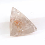 0.72 Ct trillion cut pink peach diamond loose fancy color stone for custom ring or fine jewelry design
