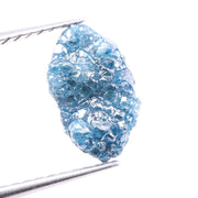 2.20Ct Natural Blue Rough Diamond Uncut Raw Loose Diamond, I3 Clarity Earth Mine Diamond For Wedding Promise Ring