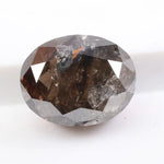 1.74 carat oval cut brown natural diamond loose gemstone for custom engagement ring or fine jewelry design