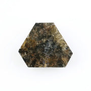1.02 Ct brown Pentagon cut natural diamond with unique angles and earthy color for statement luxury jewelry