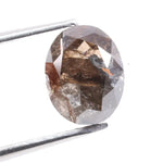 1.74 carat oval cut brown natural diamond loose gemstone for custom engagement ring or fine jewelry design