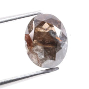 1.74 carat oval cut brown natural diamond loose gemstone for custom engagement ring or fine jewelry design