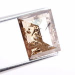 2.73 Ct Fancy Brown Rectangular Lab Grown Diamond Modern Loose Stone for Custom Designer Ring Jewelry