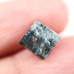 3.84 Ct brown hexagonal cut lab grown diamond loose stone with sharp six-sided shape, deep warm color, and brilliant faceting for modern custom jewelry design.