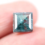 3.84 Ct brown hexagonal cut lab grown diamond loose stone with sharp six-sided shape, deep warm color, and brilliant faceting for modern custom jewelry design.