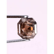 0.43 Ct Asscher Cut Brown Fancy Natural Earth Mined Loose Diamond for Custom Rings and Fine Jewelry