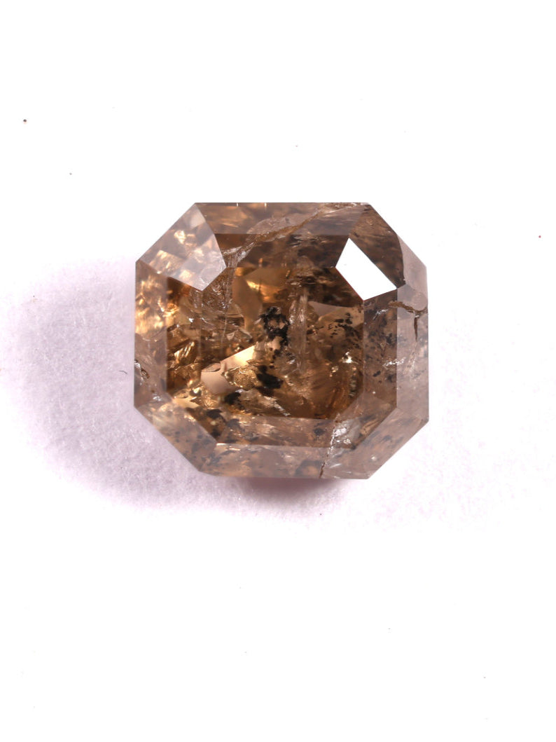 Brown diamond on a white background