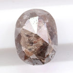 1.68 carat natural oval cut brown diamond loose fancy color stone for custom engagement ring setting