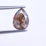 1.36 Ct pear shape fancy color conflict-free diamond natural loose diamond for engagement ring