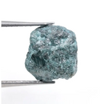 natural diamond raw blue diamond in rock rough diamond gemstone
