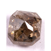 0.43 Ct Asscher Cut Brown Fancy Natural Earth Mined Loose Diamond for Custom Engagement Rings.
