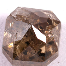 0.435 CT Asscher Cut Brown Earth Mined Fancy Natural Diamond