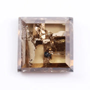2.99 Ct Square Cut Brown Lab Grown Diamond Loose Stone – Elegant Fancy Color Diamond for Custom Engagement Ring or Designer Jewelry